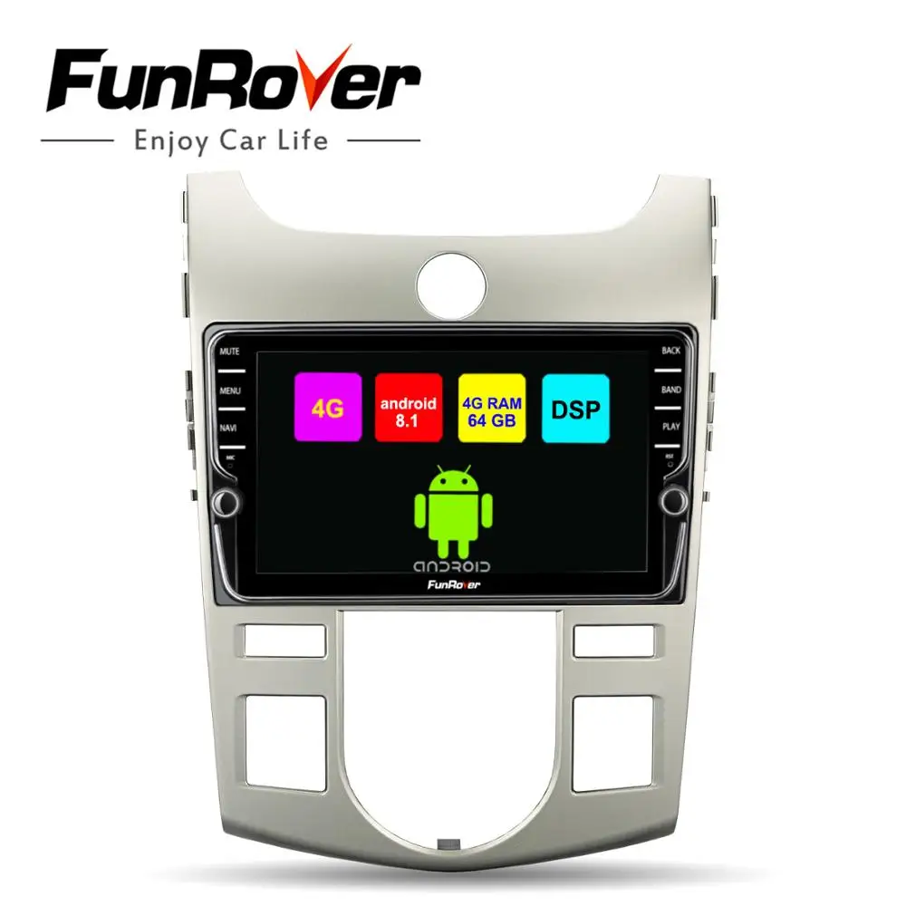 Funrover 4G+64G ROM 8 core 8 inch Android 8.1 Car DVD GPS for KIA Forte Cerato 2008-2014 car Radio GPS navigation head unit DSP 
Funrover 4G+64G ROM 8 core 8 inch Android 8.1 Car DVD GPS for KIA Forte Cerato 2008-2014 car Radio GPS navigation head unit DSP