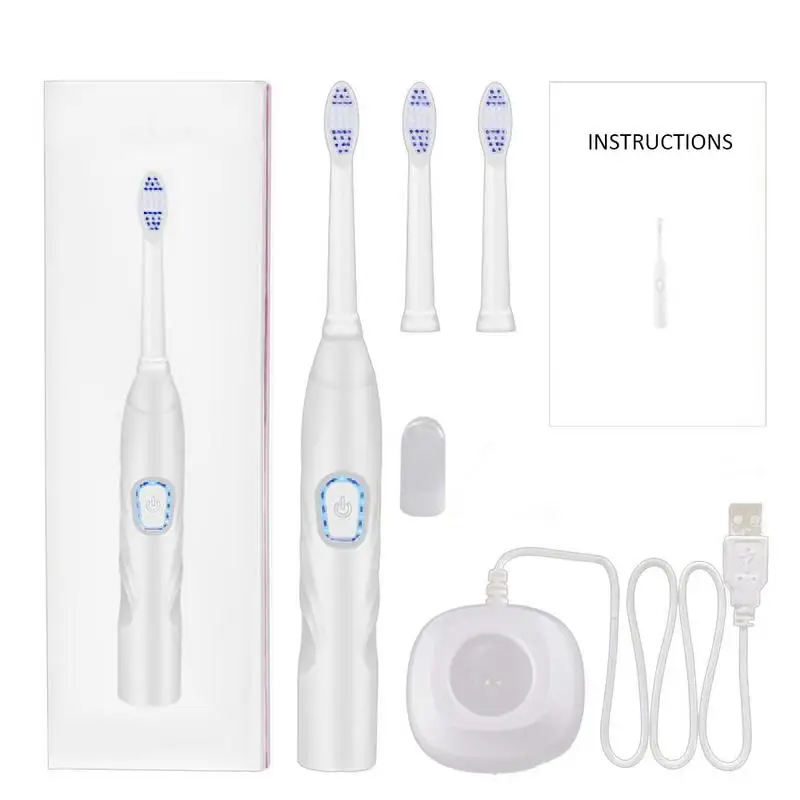 Rechargeable Electric Toothbrush Universal Charging Waterproof Sonic Automatic Toothbrush with Soft Hair for Adults and Kids
Rechargeable Electric Toothbrush Universal Charging Waterproof Sonic Automatic Toothbrush with Soft Hair for Adults and Kids