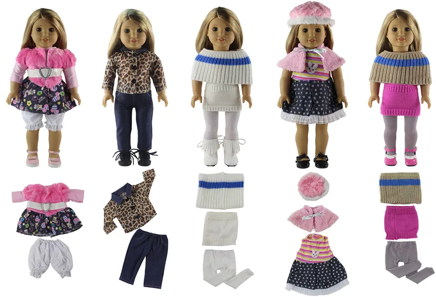 Hot 5 PCS Different Colors and Styles Doll Clothes for 18 inch American Doll Bitty Baby Doll S24
Hot 5 PCS Different Colors and Styles Doll Clothes for 18 inch American Doll Bitty Baby Doll S24