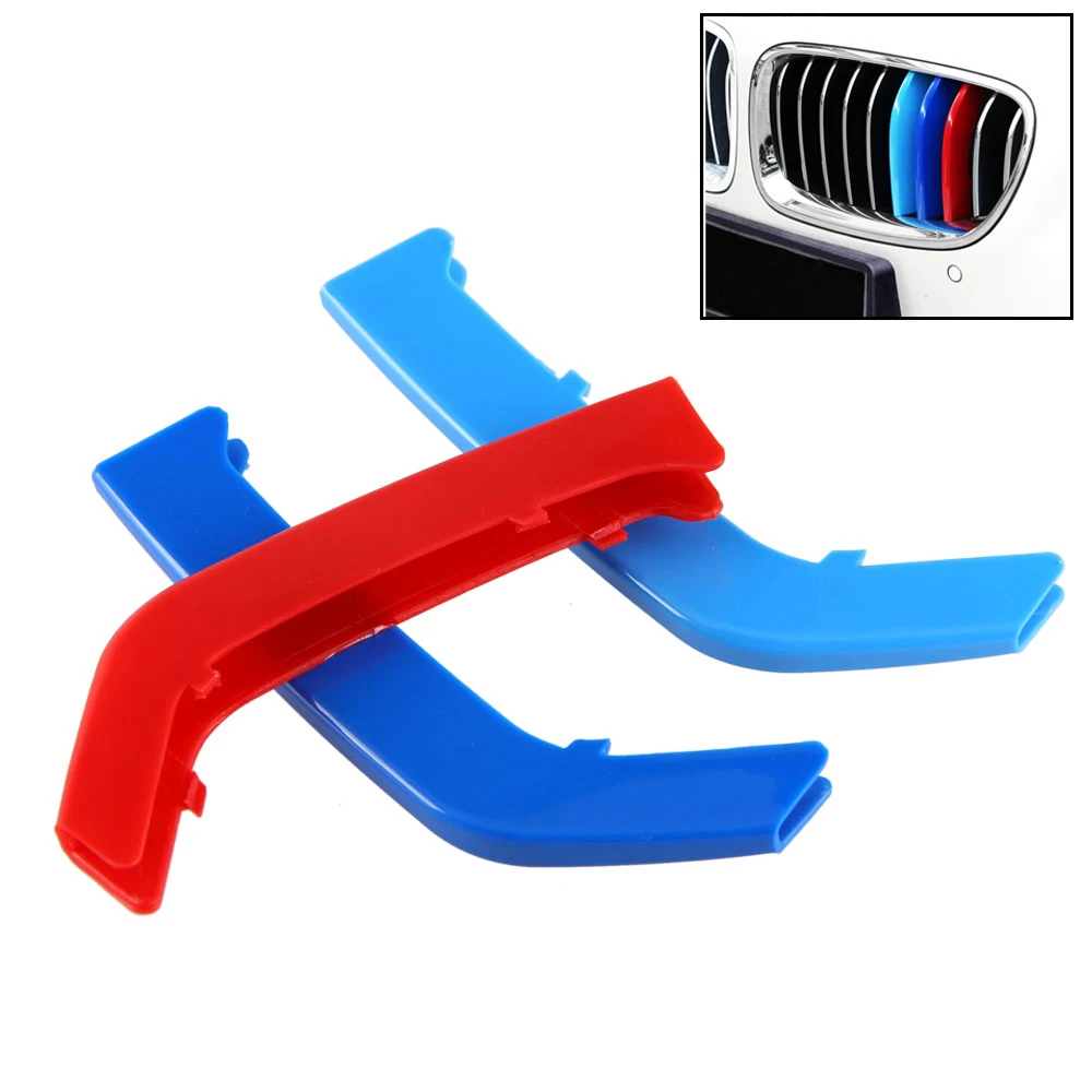 3PCS Set M Color ABS Front Kidney Grill Bar Grille Covers Decal Strip Clip For BMW 3 Series F30 2013-2015
3PCS Set M Color ABS Front Kidney Grill Bar Grille Covers Decal Strip Clip For BMW 3 Series F30 2013-2015