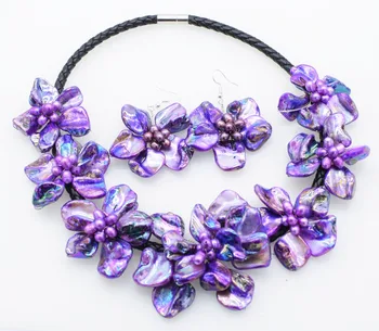 WOW! freshwater pearl rice and purple shell flower necklace nature 18inch nature FPPJ wholesale
WOW! freshwater pearl rice and purple shell flower necklace nature 18inch nature FPPJ wholesale