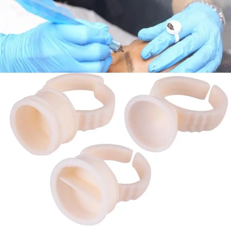 3 Types 100pcs Silicone Semi-permanent Tattoo Ink Ring Cup Tattoo Pigment Ink Storage Cups Accesories
3 Types 100pcs Silicone Semi-permanent Tattoo Ink Ring Cup Tattoo Pigment Ink Storage Cups Accesories