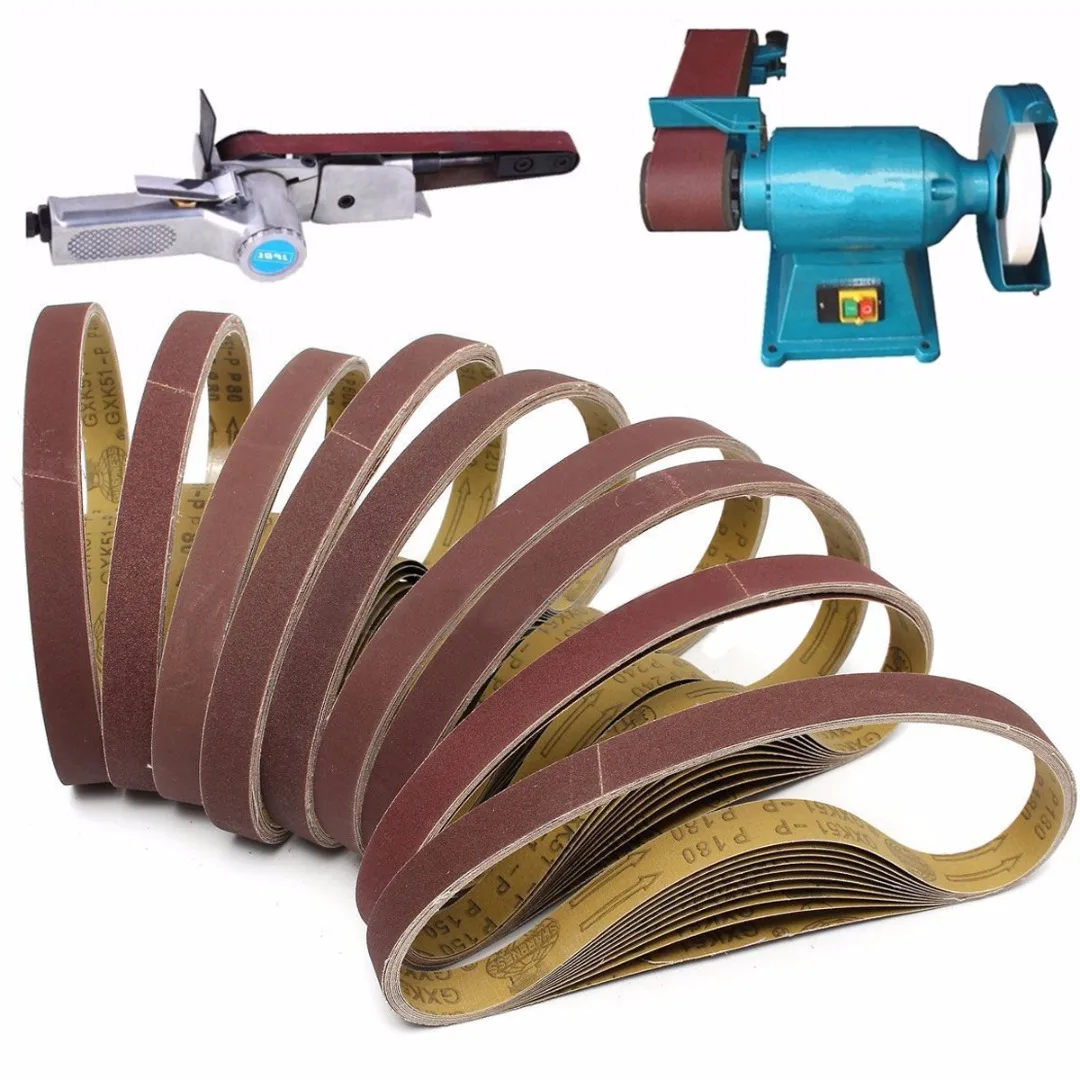 DWZ 10pcs New 760mm*25mm Abrasive Sanding Belts for Rexon Clarke 80 Grit~600 Grit
DWZ 10pcs New 760mm*25mm Abrasive Sanding Belts for Rexon Clarke 80 Grit~600 Grit