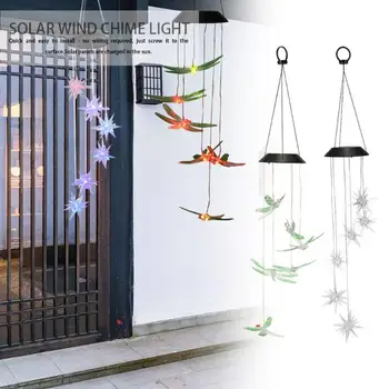 LED Solar Wind Chime Light Outdoor Hanging Wind Bell Decorative Lamp for Patio Garden Home Decor New
LED Solar Wind Chime Light Outdoor Hanging Wind Bell Decorative Lamp for Patio Garden Home Decor New
