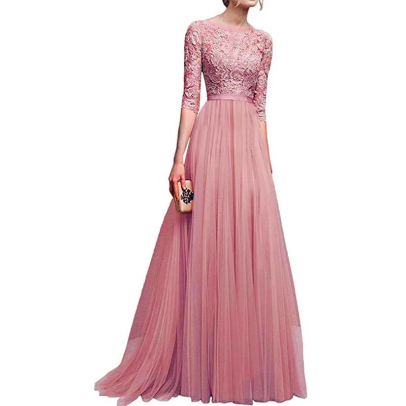 new Formal Wedding Bridesmaid bride Party club chiffon & floral lace Dress elegant retro vogue long A-line dresses vestido longo
new Formal Wedding Bridesmaid bride Party club chiffon & floral lace Dress elegant retro vogue long A-line dresses vestido longo