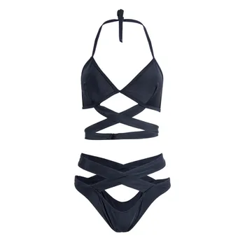 2Pc Bra Set Womens Ladies Cross Up Bandage Summer Sexy lingerie Sets Underwear Bra Black White
2Pc Bra Set Womens Ladies Cross Up Bandage Summer Sexy lingerie Sets Underwear Bra Black White