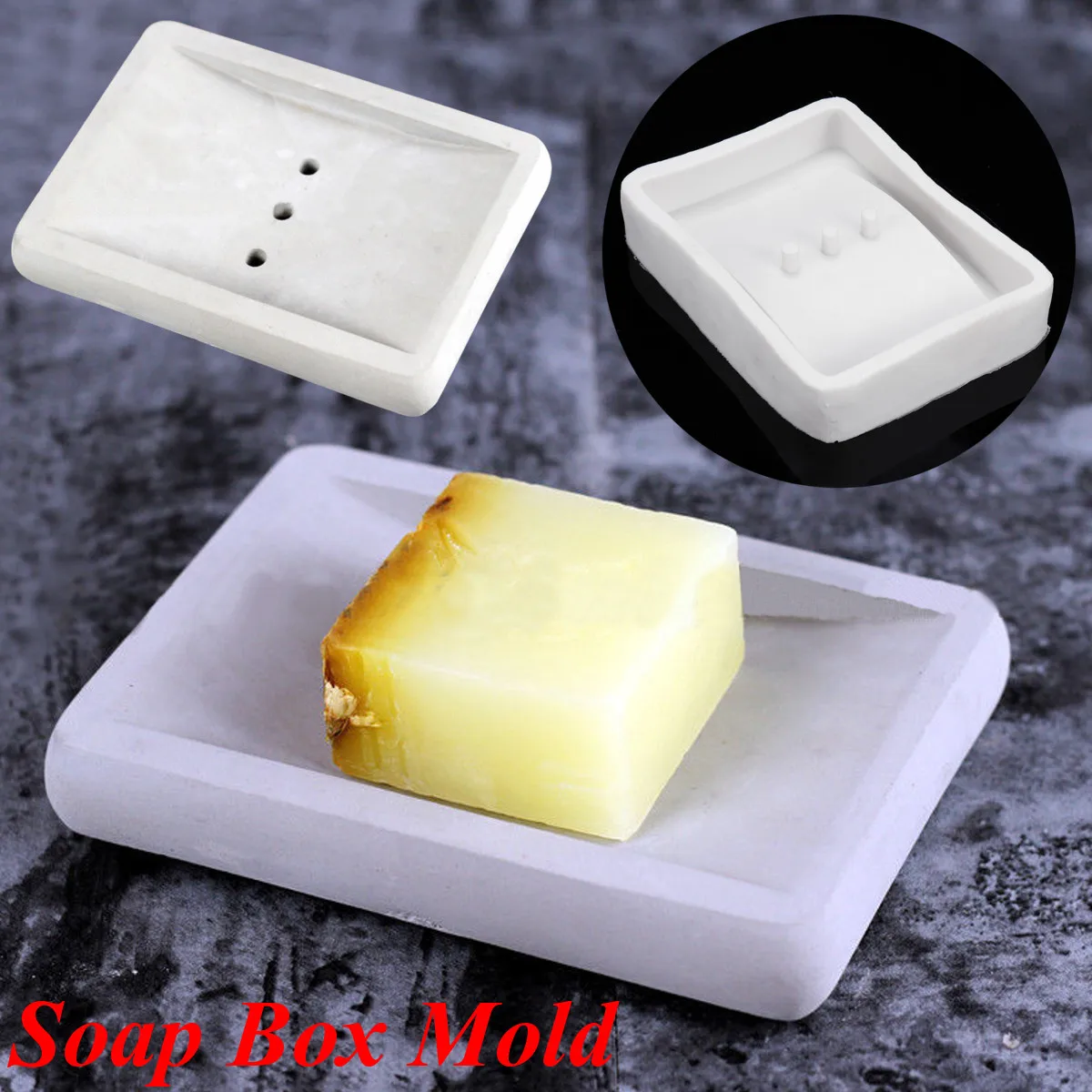 Silicone Soap Box Holder Mold Cake Baking Mould Handmade Soap Candle Mould Crafts Concrete Clay DIY Tools Rectangle Nonstick
Silicone Soap Box Holder Mold Cake Baking Mould Handmade Soap Candle Mould Crafts Concrete Clay DIY Tools Rectangle Nonstick