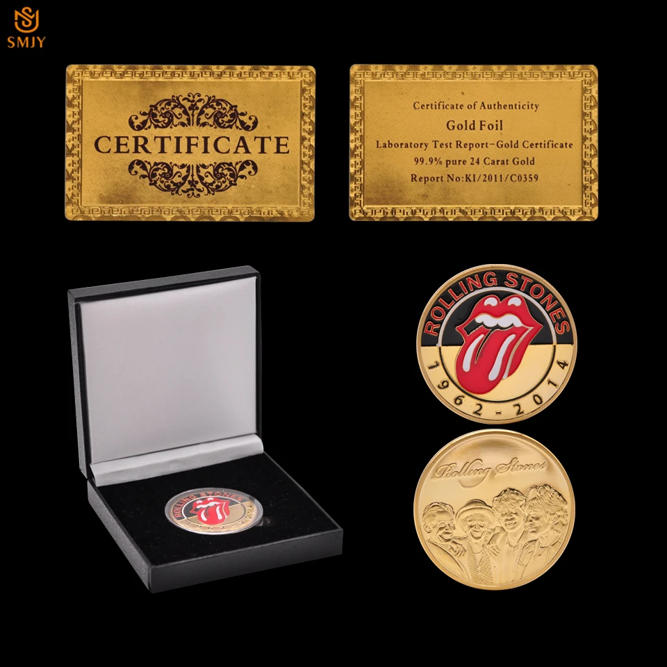 1962-2014 Grammy Music Rock Rolling Stones Gold Rock Fan Commemorative Coin Value Collection W/Luxury Protection Box
1962-2014 Grammy Music Rock Rolling Stones Gold Rock Fan Commemorative Coin Value Collection W/Luxury Protection Box