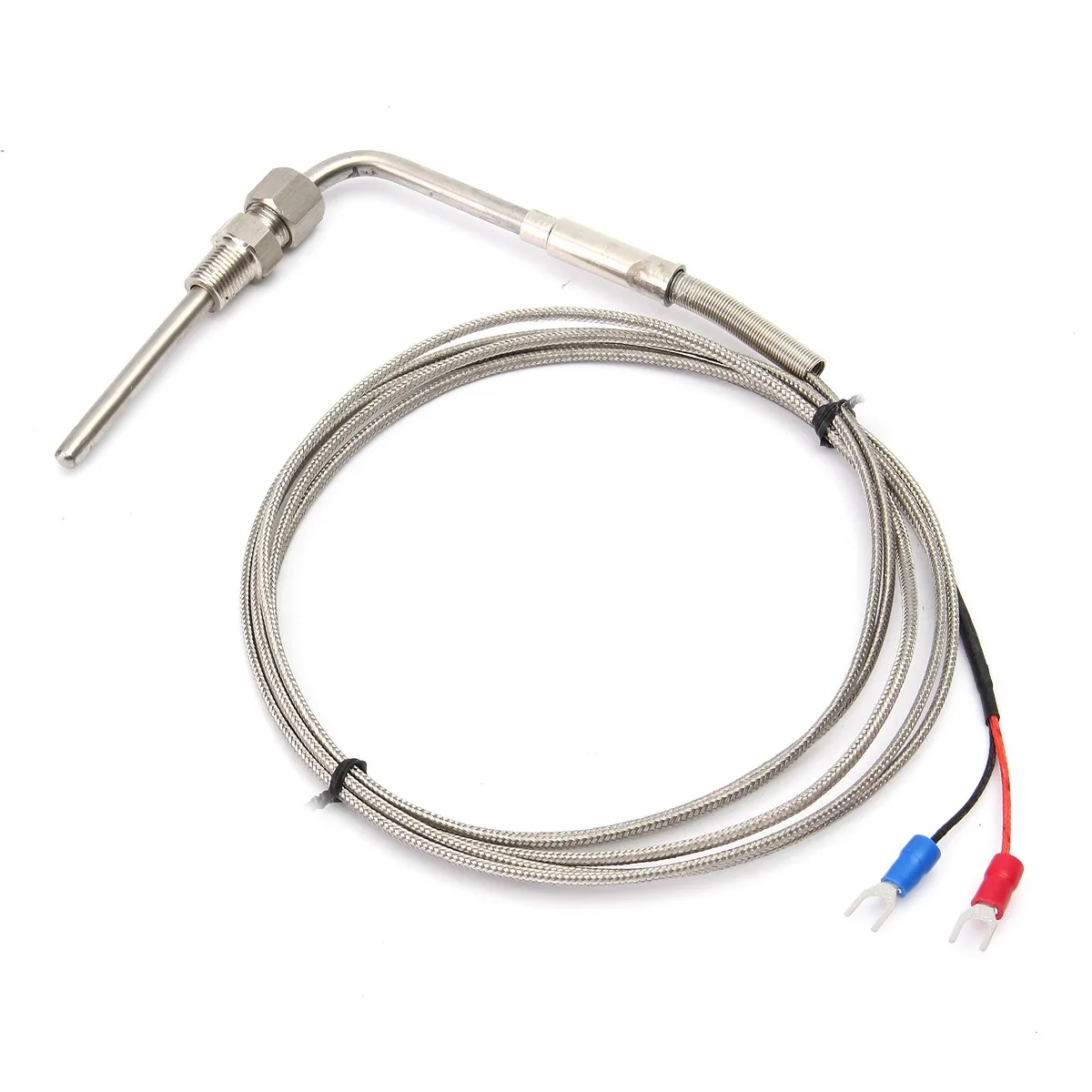 K Type 2M EGT Thermocouple WRNK-191 Probe-type Exhaust Probe High Temperature Sensors Threads Stainless Steel
K Type 2M EGT Thermocouple WRNK-191 Probe-type Exhaust Probe High Temperature Sensors Threads Stainless Steel