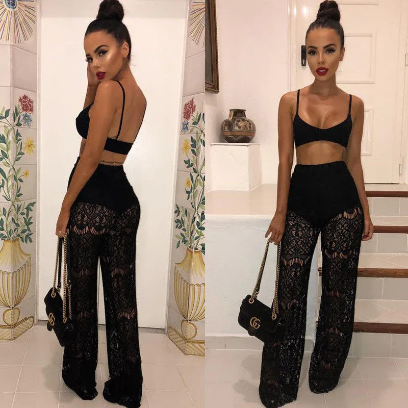 Women Sheer Mesh 2 Piece Set See Through Strapless Crop Top and Pant Set Club Party Strap Black 2 Piece Outfits
Women Sheer Mesh 2 Piece Set See Through Strapless Crop Top and Pant Set Club Party Strap Black 2 Piece Outfits