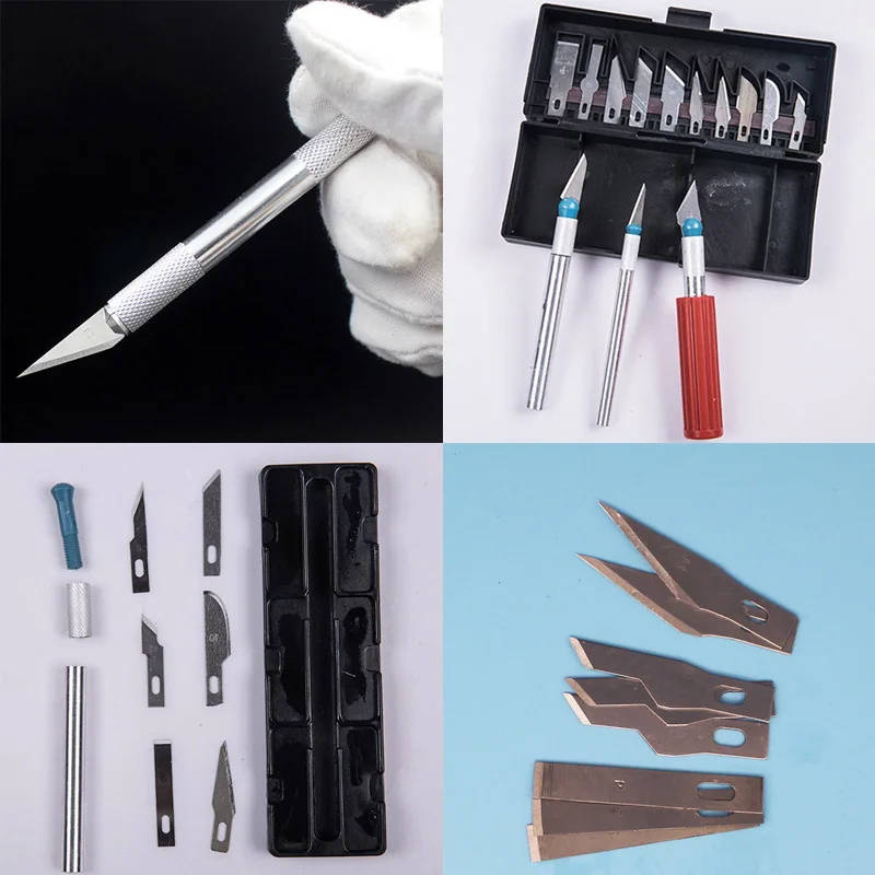 With Box Cutter Engraving Craft Wood Carving Metal Scalpel Knife Tools Kit DIY Supplies Non Slip Carving Knife 13 Blade
With Box Cutter Engraving Craft Wood Carving Metal Scalpel Knife Tools Kit DIY Supplies Non Slip Carving Knife 13 Blade