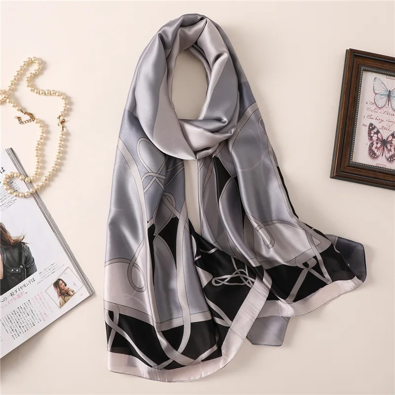 New silk scarf 2020 women fashion large long shawl wrap foulard bandana elegant lady travel pashmina winter neck scarf hijab
New silk scarf 2020 women fashion large long shawl wrap foulard bandana elegant lady travel pashmina winter neck scarf hijab