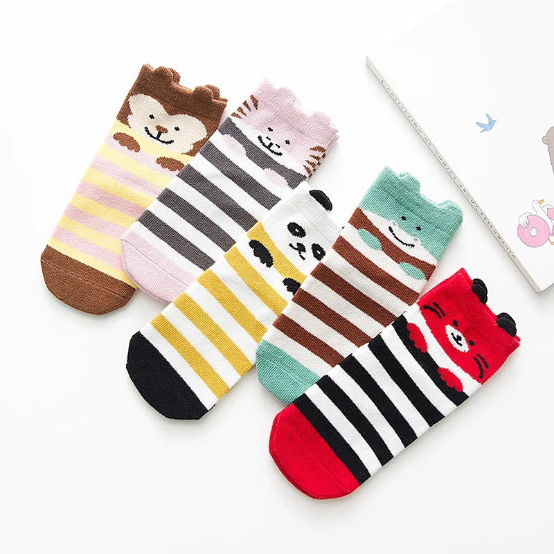 5 Pair/lot Baby Breathable Boys Girls Dot Socks for Children Sock Kawaii Cartoon Cotton Kids Socks Suitable for 1-12Y
5 Pair/lot Baby Breathable Boys Girls Dot Socks for Children Sock Kawaii Cartoon Cotton Kids Socks Suitable for 1-12Y