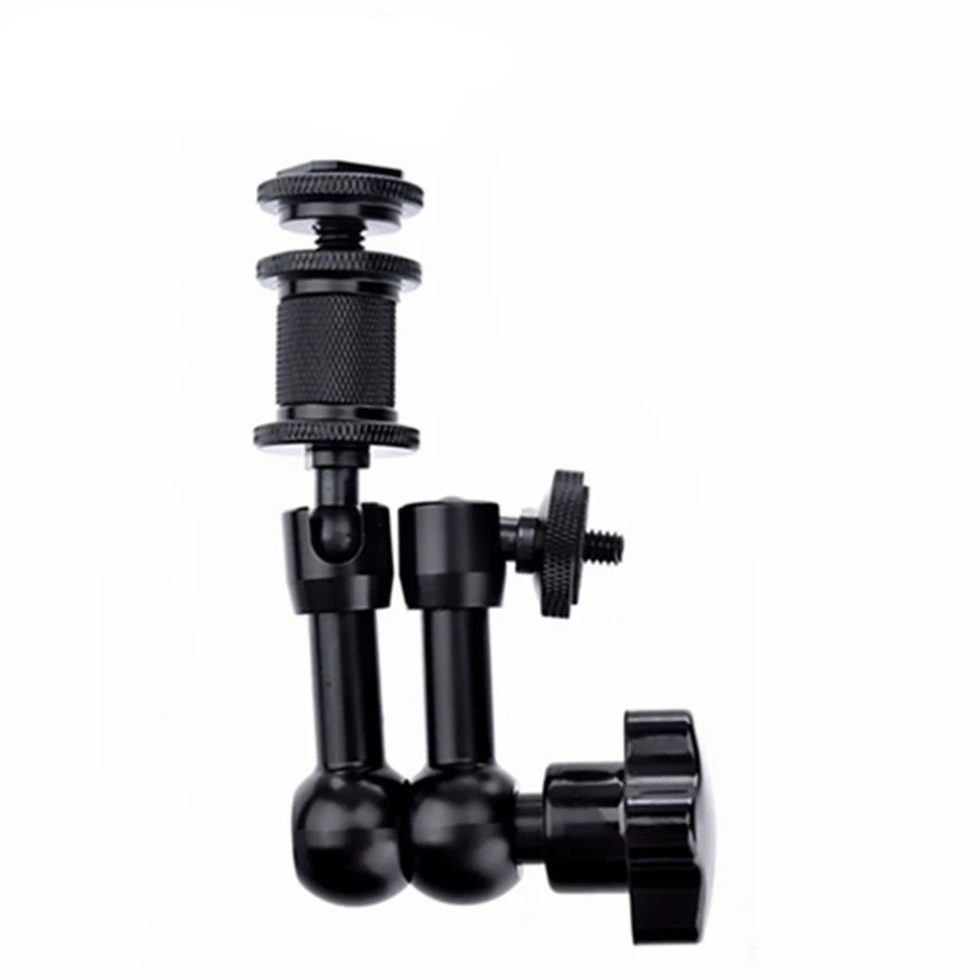 Adjustable 7 inch Magic Arm Friction Articulating Magic Extender Hot Shoe Mount Adapter for DSLR Rig LCD Monitor LED
Adjustable 7 inch Magic Arm Friction Articulating Magic Extender Hot Shoe Mount Adapter for DSLR Rig LCD Monitor LED