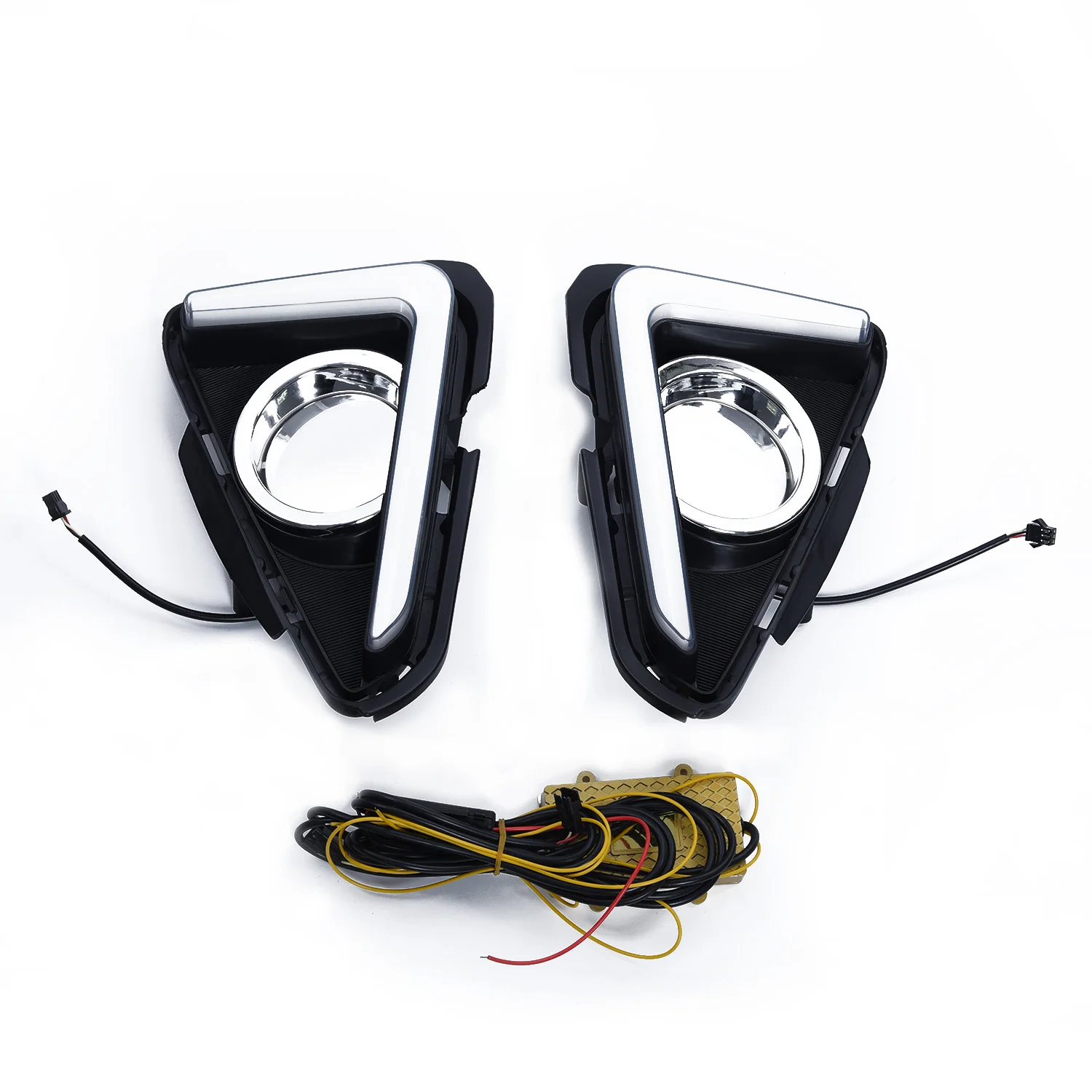 White+Yellow LED DRL Daytime Running Lamps Turn Signal For TOYOTA RAV4 2016-2017
White+Yellow LED DRL Daytime Running Lamps Turn Signal For TOYOTA RAV4 2016-2017