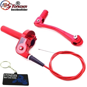 STONEDER CNC Twist Throttle Cable Gear Shifter Lever For 50cc - 110cc 160cc Pit Dirt Bike SSR YCF Stomp Apollo GPX Motorcycle
STONEDER CNC Twist Throttle Cable Gear Shifter Lever For 50cc - 110cc 160cc Pit Dirt Bike SSR YCF Stomp Apollo GPX Motorcycle