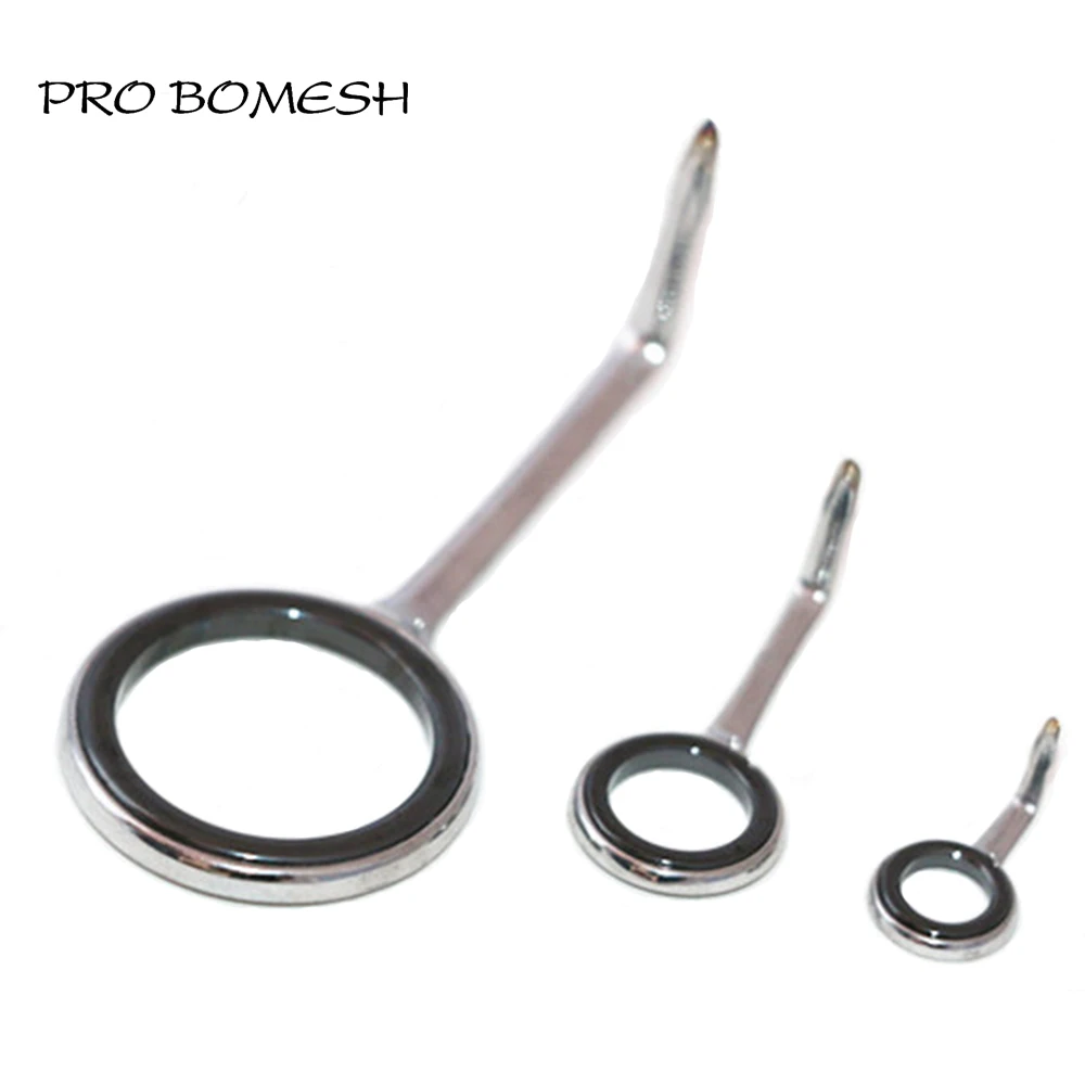 Pro Bomesh 5pcs/Kit AT Spinning Guide 8# 12# 16# 25# SIC Ring Stainless Steel Guide DIY Bass Rod Custom Rod Building Accessory
Pro Bomesh 5pcs/Kit AT Spinning Guide 8# 12# 16# 25# SIC Ring Stainless Steel Guide DIY Bass Rod Custom Rod Building Accessory