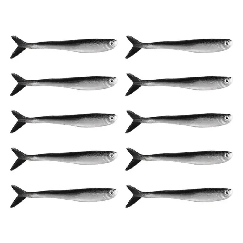 10pcs Artificial Fishing Lure Plastic Tiddler Drop Shot Wiggle Tail Lure 8cm 2g Double Color Soft Bait Fishing Tackle
10pcs Artificial Fishing Lure Plastic Tiddler Drop Shot Wiggle Tail Lure 8cm 2g Double Color Soft Bait Fishing Tackle