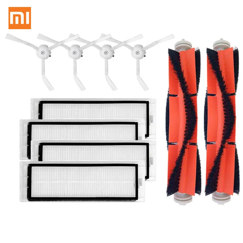 Robot Vacuum Cleaner Side Roll HEPA Filters Replacements for 11 With 2 x Rolling Brushes 4 x Side Brushes 4 x HEPA Filters
Robot Vacuum Cleaner Side Roll HEPA Filters Replacements for 11 With 2 x Rolling Brushes 4 x Side Brushes 4 x HEPA Filters