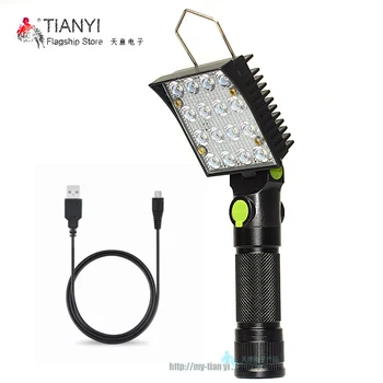Home torch USB Flashlight Rechargeable COB Portable Flashlight 5-Mode Outdoor Magnetic LED Flashlight Work Light Camping Pendant
Home torch USB Flashlight Rechargeable COB Portable Flashlight 5-Mode Outdoor Magnetic LED Flashlight Work Light Camping Pendant