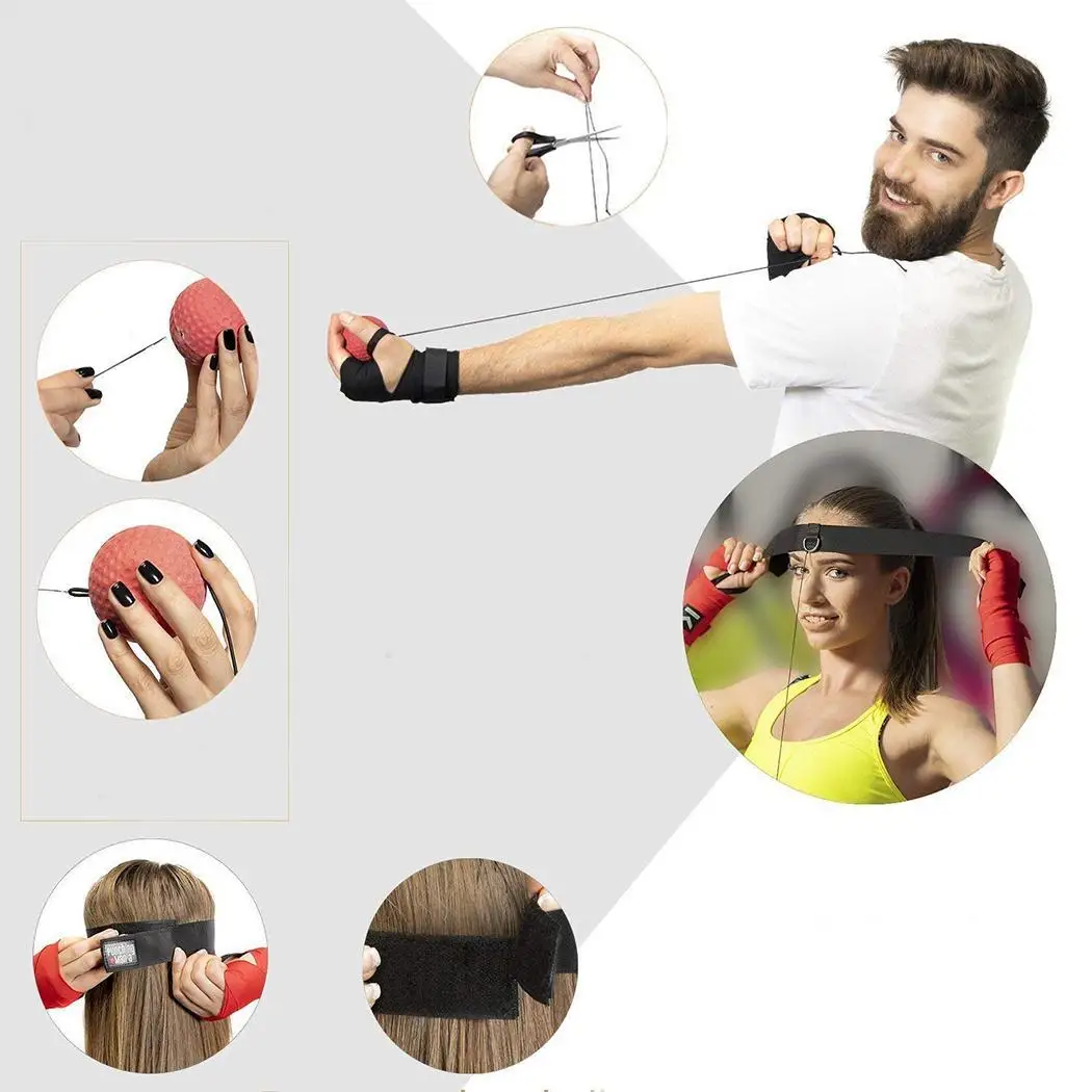 Boxing Reaction Speed Training Home Fight Red Speed 6cm / 2.4inch Ball With Adjustable Headband
Boxing Reaction Speed Training Home Fight Red Speed 6cm / 2.4inch Ball With Adjustable Headband