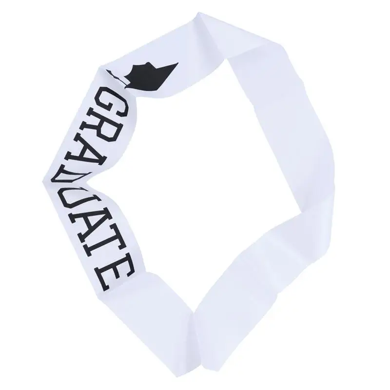 1 pc Graduation Sash Lovely Decorative Black GRADUATE Letters Party Favors Etiquette Bands Satin Decor Accessory for Girls
1 pc Graduation Sash Lovely Decorative Black GRADUATE Letters Party Favors Etiquette Bands Satin Decor Accessory for Girls