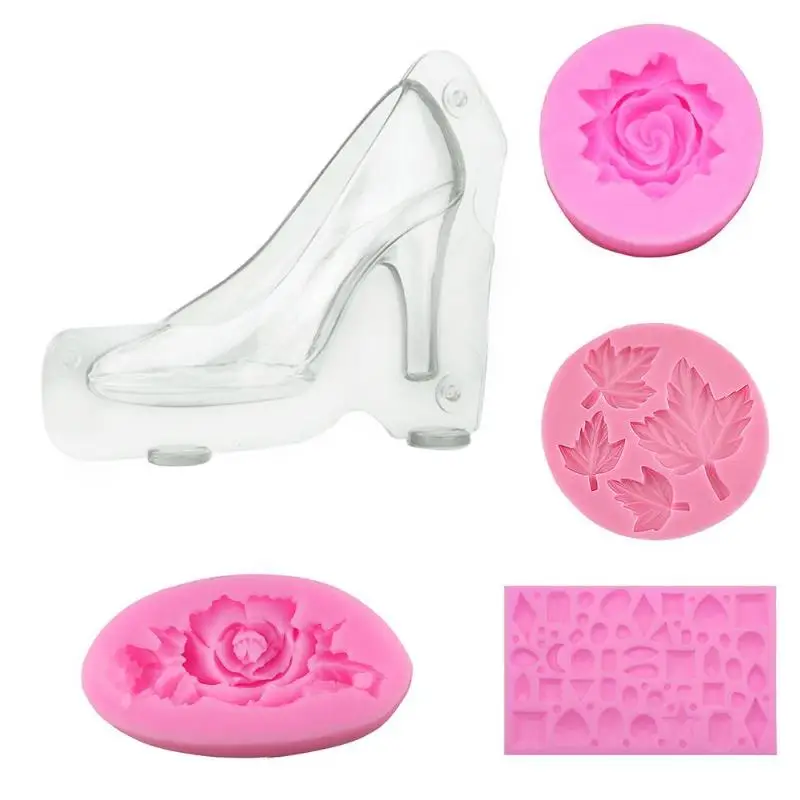 DIY 3D High Heel Shoes Cake Mold Baking Fondant Cake Decorating Tools Embossing Chocolate Silicone Mould Party Cake Tools
DIY 3D High Heel Shoes Cake Mold Baking Fondant Cake Decorating Tools Embossing Chocolate Silicone Mould Party Cake Tools