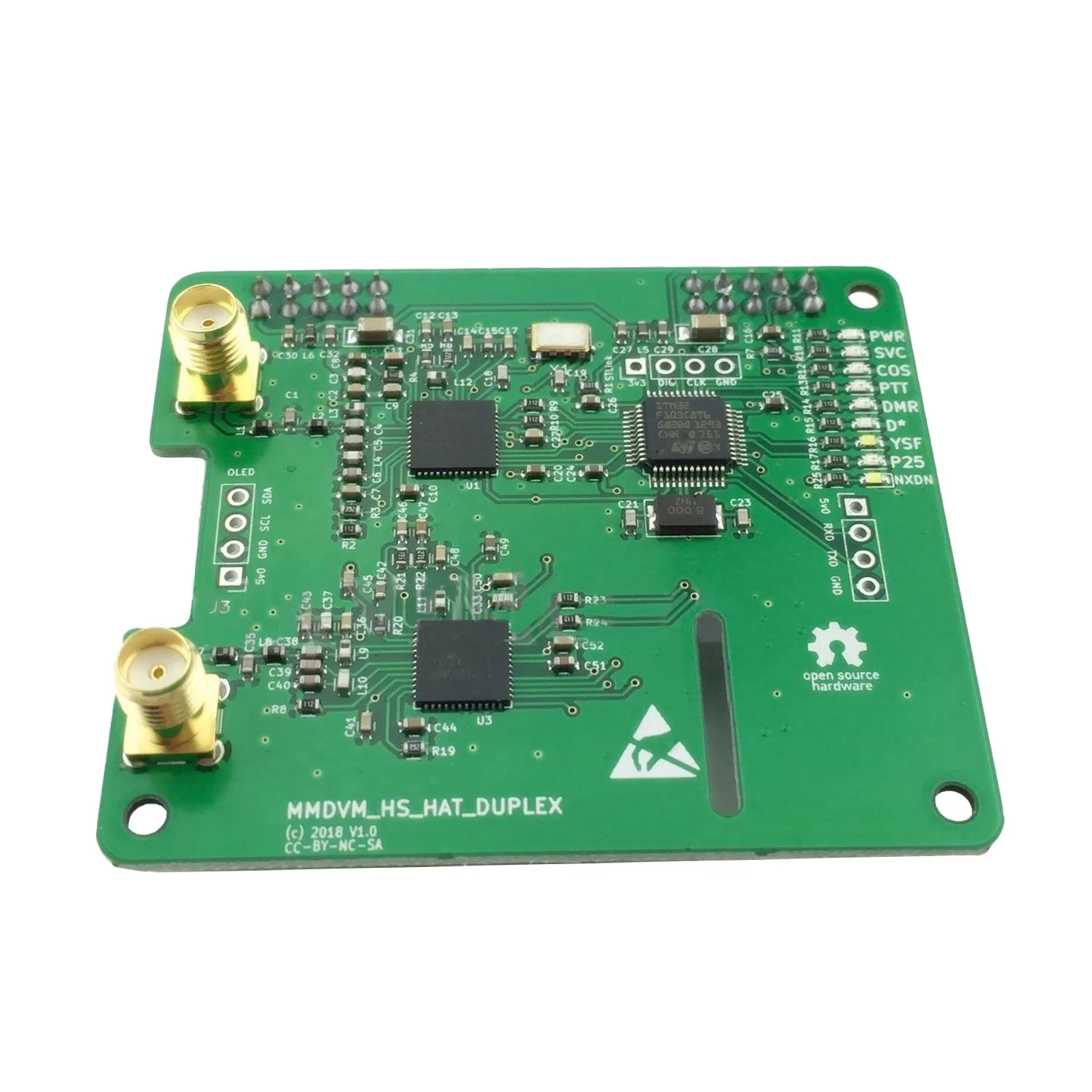 Duplex MMDVM Hotspot Support P25 DMR YSF for Raspberry Pi with 2 Antenna US Ship
Duplex MMDVM Hotspot Support P25 DMR YSF for Raspberry Pi with 2 Antenna US Ship
