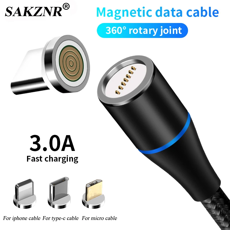 3A Magnetic USB Cable Fast Data Charging Cable For iPhone X Xs Max Xr Magnet Charger Micro USB Type C Cable For Samsung S10 S9
3A Magnetic USB Cable Fast Data Charging Cable For iPhone X Xs Max Xr Magnet Charger Micro USB Type C Cable For Samsung S10 S9