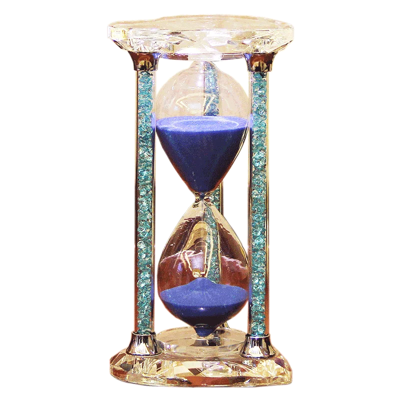 Crystal Hourglass Timer 30/60 Minutes Decoration Children Students Creative Hourglass Sand Timers Home Decoration Accessories
Crystal Hourglass Timer 30/60 Minutes Decoration Children Students Creative Hourglass Sand Timers Home Decoration Accessories