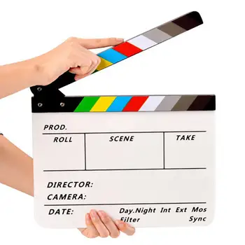 Movie TV Slate Cut Action Scene Clapper Board Film Clapboard Photography Props Action Scene Clapper Board R30
Movie TV Slate Cut Action Scene Clapper Board Film Clapboard Photography Props Action Scene Clapper Board R30