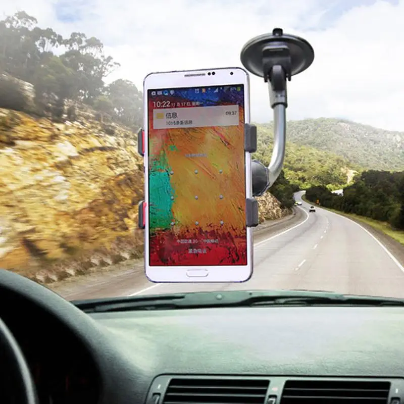 Universal Car Phone Holder Adjustable Long Arm 360 Rotation Windshield Car Mount Cradle Stand For IPhone Xiaomi Huawei
Universal Car Phone Holder Adjustable Long Arm 360 Rotation Windshield Car Mount Cradle Stand For IPhone Xiaomi Huawei