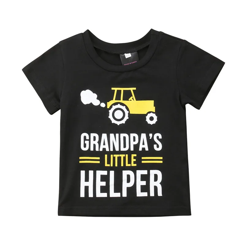 Grandpa Men Baby Girls Boys kids clothes round neck pullover cotton casual T-shirt short sleeve letter print Bodysuit one pieces
Grandpa Men Baby Girls Boys kids clothes round neck pullover cotton casual T-shirt short sleeve letter print Bodysuit one pieces