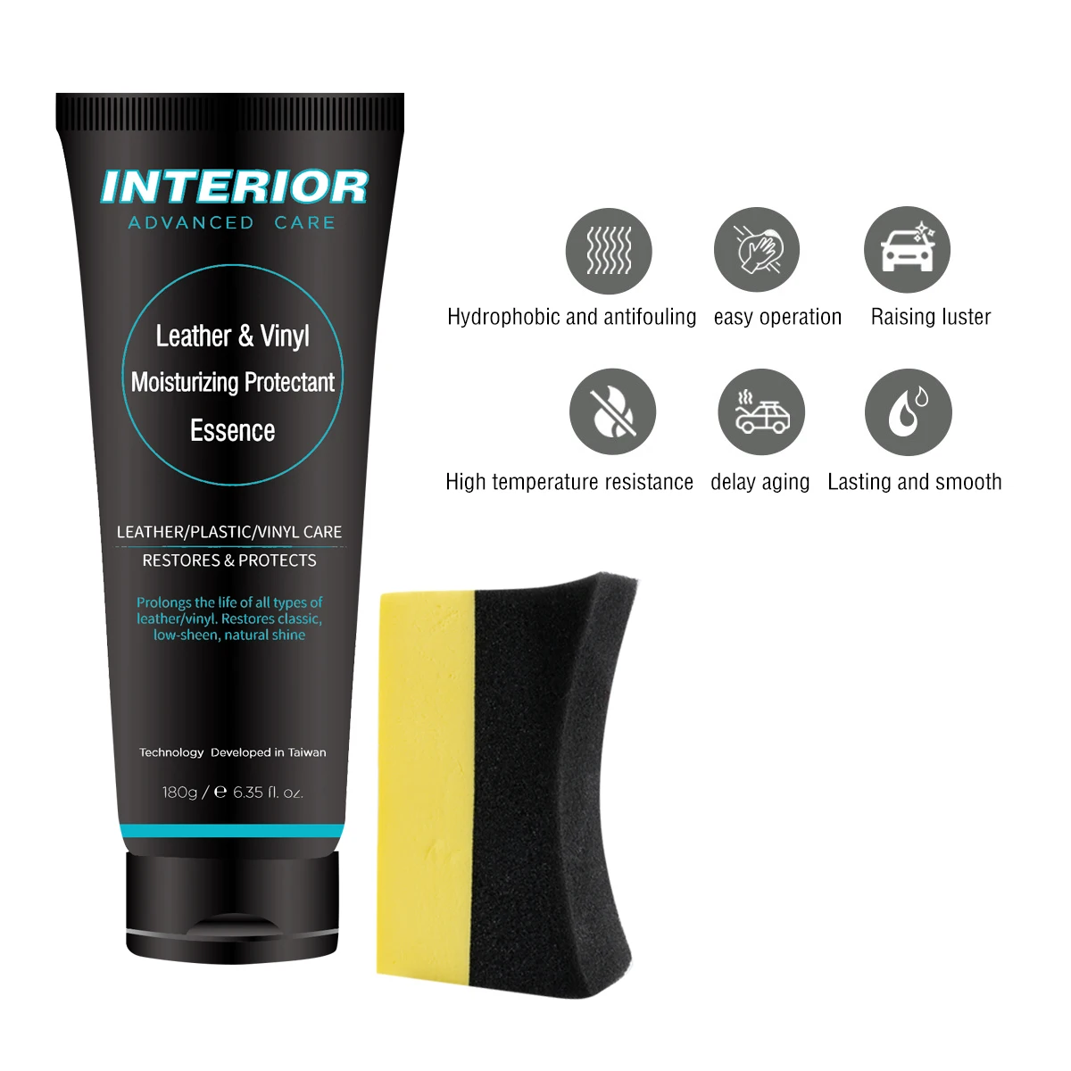Auto interior Advanced care Leather & Vinyl Moisturizing protectant Essence For Car Interiors/Furniture Care restores protects
Auto interior Advanced care Leather & Vinyl Moisturizing protectant Essence For Car Interiors/Furniture Care restores protects