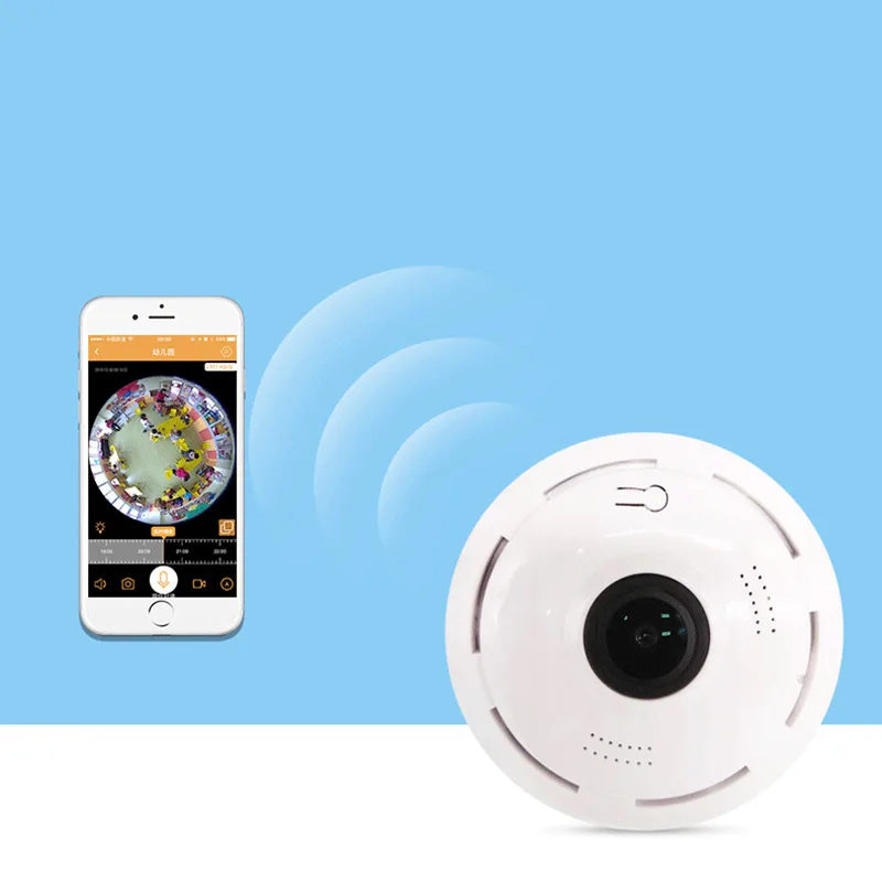 HD 960P Wi-Fi IP Camera Night Vision Fish Eyes Lens VR Cam HD 960P Wi-Fi IP Camera Home Security Wireless 360 Degree Panoramic
HD 960P Wi-Fi IP Camera Night Vision Fish Eyes Lens VR Cam HD 960P Wi-Fi IP Camera Home Security Wireless 360 Degree Panoramic