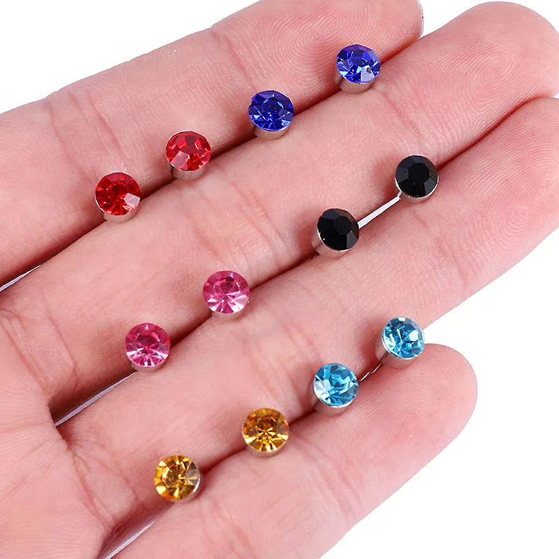 12 pairMulti-style Women Round Crystal Stud Earrings Set For Women Cubic Zirconia Piercing Earrings For Girls Jewelry Gift
12 pairMulti-style Women Round Crystal Stud Earrings Set For Women Cubic Zirconia Piercing Earrings For Girls Jewelry Gift