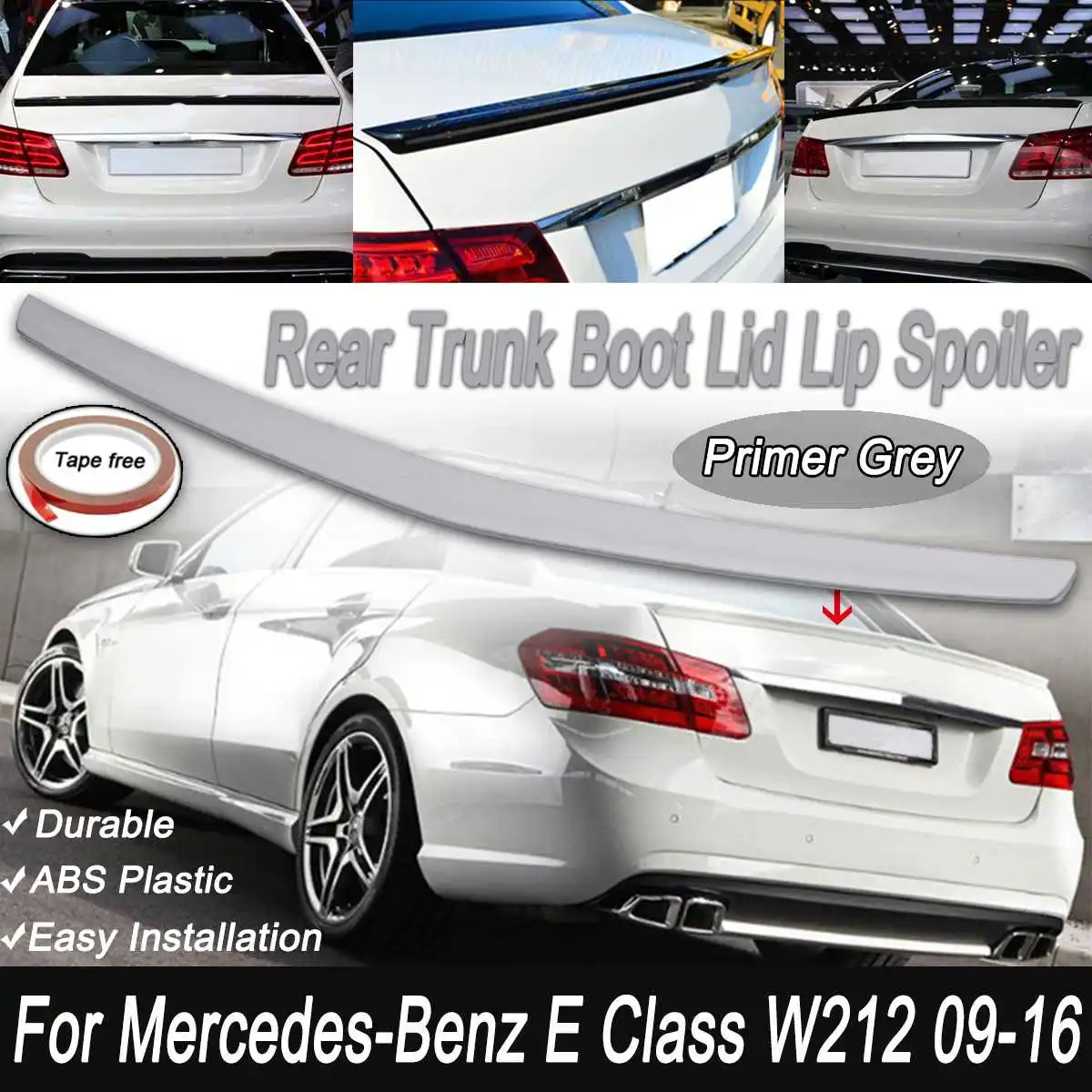 For Mercedes E CLASS W212 Primer Unpainted Gery Rear Trunk Rear Boot Lid Lip Wing Spoiler 2009-16 Up For Benz
For Mercedes E CLASS W212 Primer Unpainted Gery Rear Trunk Rear Boot Lid Lip Wing Spoiler 2009-16 Up For Benz