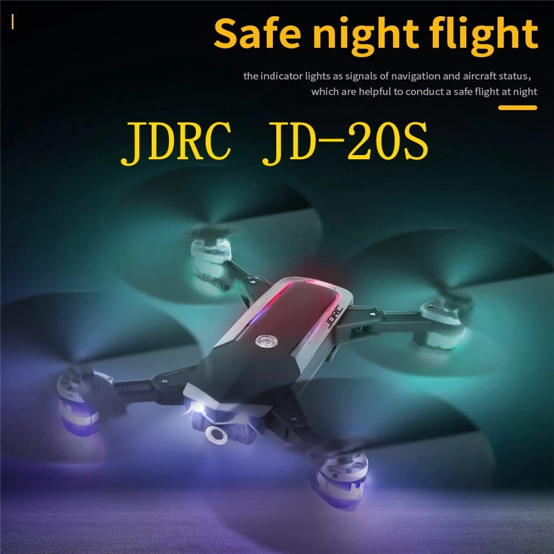 JDRC JD-20S PRO WiFi FPV w/ 5MP 1080P HD Camera 18mins Flight Time Foldable RC Drone Quadcopter RTF
JDRC JD-20S PRO WiFi FPV w/ 5MP 1080P HD Camera 18mins Flight Time Foldable RC Drone Quadcopter RTF