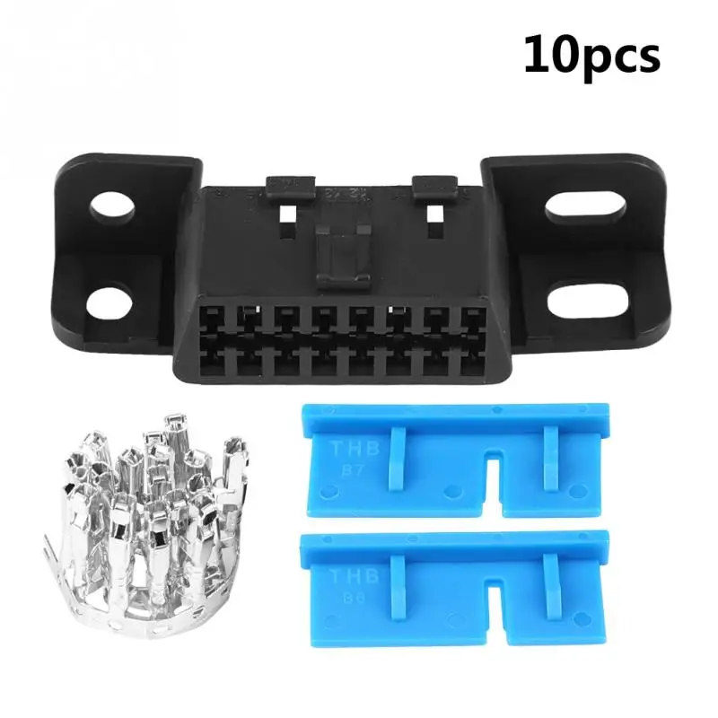 OBD2 II 16Pin Female Connector OBDII Cable Car Auto Adapter Plug Shell Kit for GM J1962 auto Car Diagnostic professional Tools
OBD2 II 16Pin Female Connector OBDII Cable Car Auto Adapter Plug Shell Kit for GM J1962 auto Car Diagnostic professional Tools