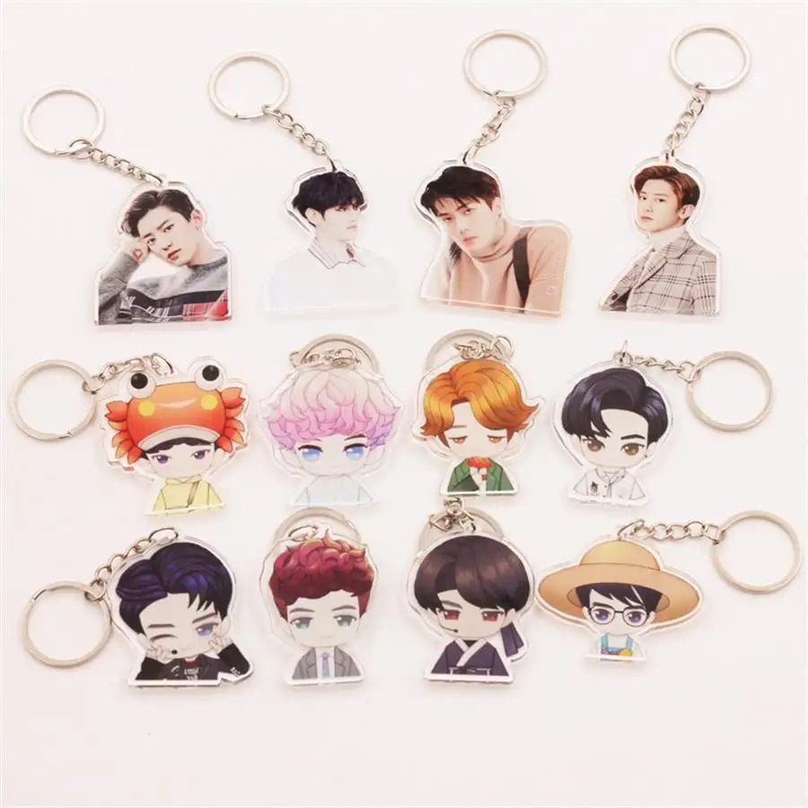 Kpop EXO Members Acrylic Keychain Key Holder Keyring DO Sehun Xiumin Phone Bag Pendant Fashion Charm EXO-L
Kpop EXO Members Acrylic Keychain Key Holder Keyring DO Sehun Xiumin Phone Bag Pendant Fashion Charm EXO-L