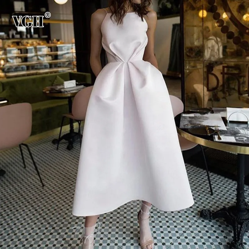 VGH Summer Solid Sexy Sleeveless Off Shoulder Women's Dress Square Collar High Waist Slim 2019 Solid Female Dresses Fashion New
VGH Summer Solid Sexy Sleeveless Off Shoulder Women's Dress Square Collar High Waist Slim 2019 Solid Female Dresses Fashion New