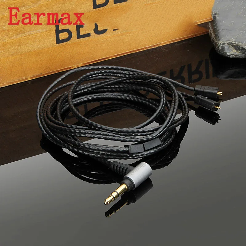Earmax 3.5mm Jack Earphone Cable OCC Silver Plating Twisted Pair HIFI Audio Cable Replacement For UE TF10/15
Earmax 3.5mm Jack Earphone Cable OCC Silver Plating Twisted Pair HIFI Audio Cable Replacement For UE TF10/15