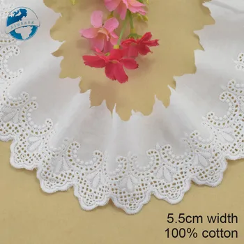 5.5cm width 100% cotton embroidery lace french lace ribbon fabric guipure diy trims warp knitting sewing Accessories#3241
5.5cm width 100% cotton embroidery lace french lace ribbon fabric guipure diy trims warp knitting sewing Accessories#3241