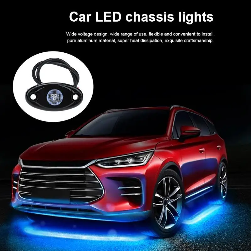 4pcs 5color 9W LED Car Interior Lighting Kit Underbody Trail Rig Lamp Car Styling Waterproof Interior Decoration Atmosphere Lamp
4pcs 5color 9W LED Car Interior Lighting Kit Underbody Trail Rig Lamp Car Styling Waterproof Interior Decoration Atmosphere Lamp