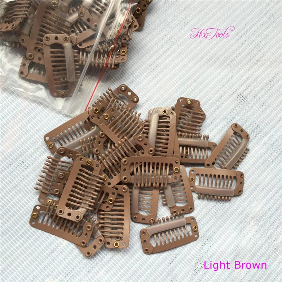 20Pcs Wig Clips 32mm Snap Clips for Hair Extension I Shape HairClips Tools 9 Teeth Hair Extension Clips in 5 Color Option Clip
20Pcs Wig Clips 32mm Snap Clips for Hair Extension I Shape HairClips Tools 9 Teeth Hair Extension Clips in 5 Color Option Clip