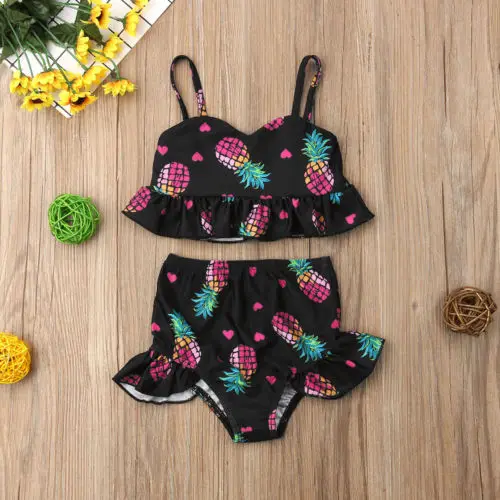 2PCS Toddler Baby Girls Clothes Pineapple Print Tops+Shorts Swimwear Swimsuit Bikini Set
2PCS Toddler Baby Girls Clothes Pineapple Print Tops+Shorts Swimwear Swimsuit Bikini Set