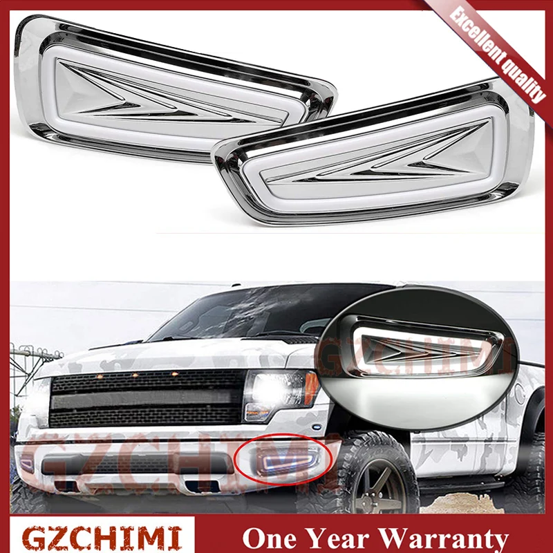 One Pair White/Amber Switchback LED DRL Daytime Running Driving Lights Lamps Kit Generic for Ford F150 Raptor SVT 2009-2015
One Pair White/Amber Switchback LED DRL Daytime Running Driving Lights Lamps Kit Generic for Ford F150 Raptor SVT 2009-2015