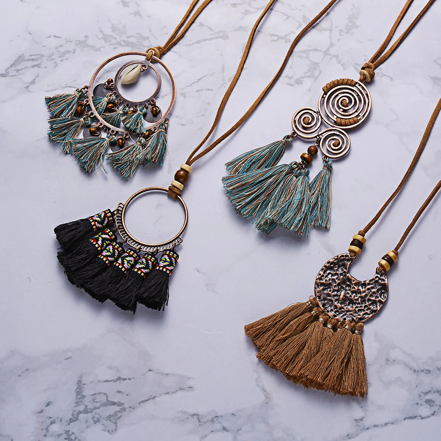 2019 New vintage Boho Long Fringe Tassel Necklaces pendant for Women Collier Femme Glass Beaded Crystal Bohemian Jewelry collar
2019 New vintage Boho Long Fringe Tassel Necklaces pendant for Women Collier Femme Glass Beaded Crystal Bohemian Jewelry collar