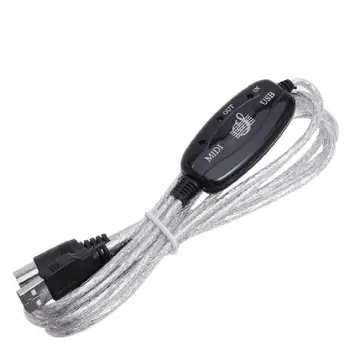 ALLOYSEED USB to MIDI Cable Converter for Music Keyboard Adapter Cord USB IN-OUT MIDI Interface Cable for XP/VISTA/IMAC/widow7
ALLOYSEED USB to MIDI Cable Converter for Music Keyboard Adapter Cord USB IN-OUT MIDI Interface Cable for XP/VISTA/IMAC/widow7