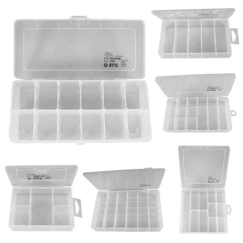 Durable Multi-grid Transparent Component Screw Hardware Tool Storage Box Plastic Case for Bead Rings Jewelry Display Organizer
Durable Multi-grid Transparent Component Screw Hardware Tool Storage Box Plastic Case for Bead Rings Jewelry Display Organizer